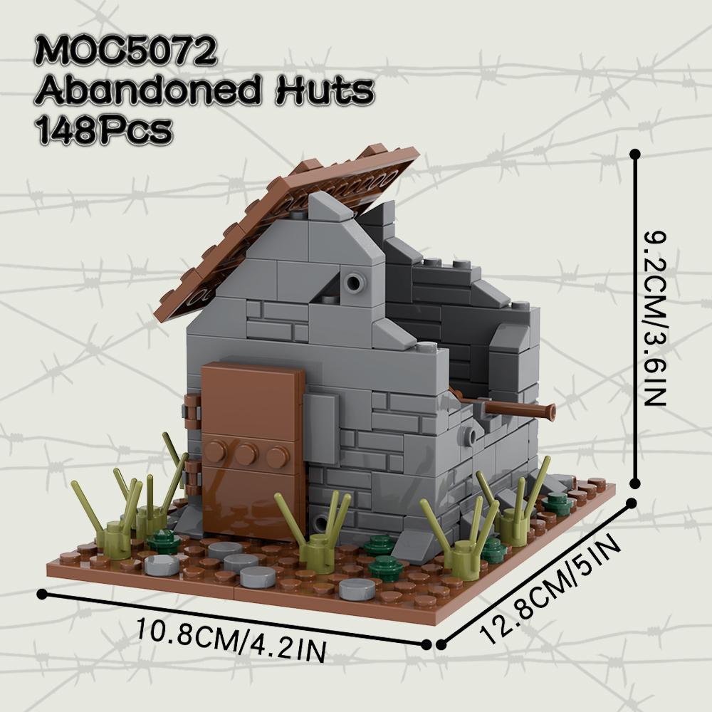 MOC WW2 Battlefield Brick Military Installation Gun Weapon Compatible Figure Building Block Toys For Children Adult Friends Gift