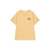 Camiseta Masculina Estampada Gola Redonda Slim Fit Manga Curta Tops Amarelo FV3755-252