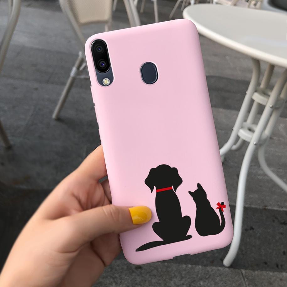 Cute Cartoon Cover For Samsung Galaxy M20 Phone Case For Samsung M20 2019 Soft Cover for Samsung Galaxy M20 M 20 SM-M205F Bumper