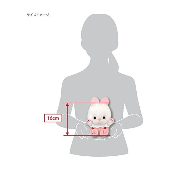 Sanei Boeki Original Plush Toy Retrops Ron-chan Rabbit W13xD9xH16cm Animal