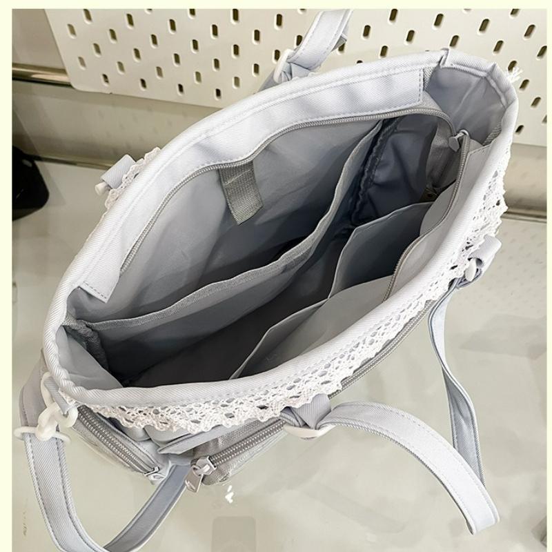 Borsa a Spalla Trasparente Stile Giapponese Carina Colore Caramella Texture Casual Ita Bag per Ragazze Leggera Borsa a Tracolla per Conservazione