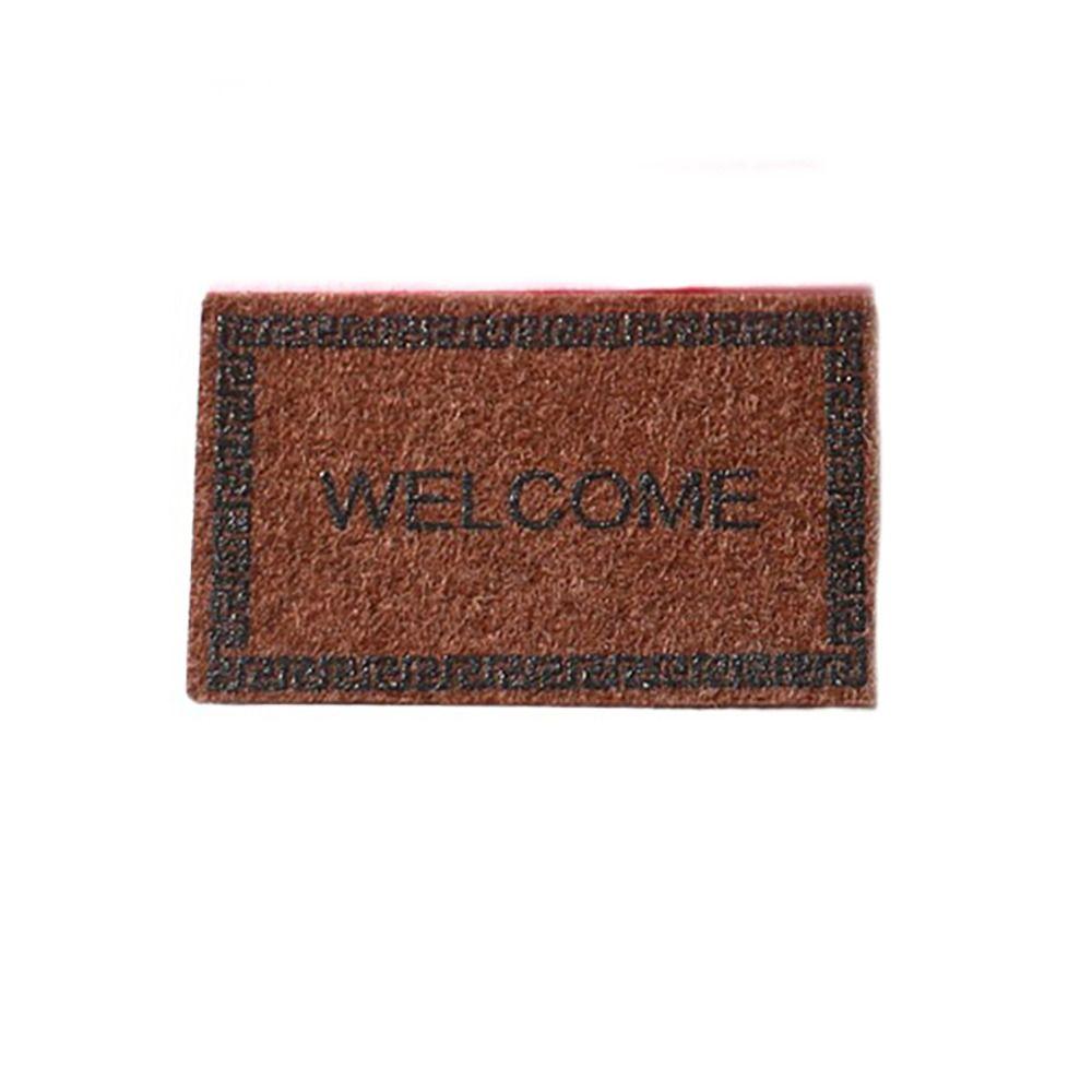 

4 шт. Универсальный коврик для входной двери, красочный, для украшения мебели кукольного домика, модный напольный коврик Coffee A-4pcs