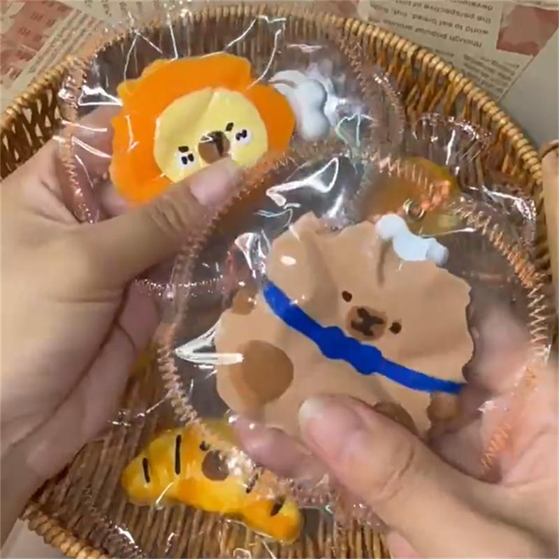 Festive Capybara Squishy, Silicone Slow Rebound Keychain, Cream Mud Feel for Holiday Stress Relief