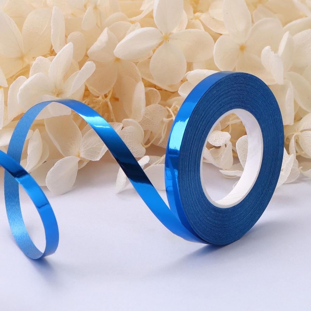 10Meter/Rolls 5mm Balloon Ribbon Party Birthday Wedding Accessorie Laser Balloon Chain Satin Ribbons Crafts DIY Party Decoration KTY
