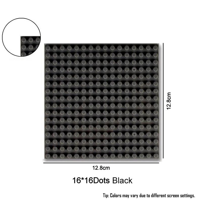32x32 32x16 16X16 Dots Classic Base Plates MOC DIY Plastic Bricks Baseplates City Building Blocks Figures Construction Toys