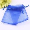 Fashion Ornaments Festival 100Pcs/Set Mini Drawstring Jewelry Color Candy Storage Mixed Mesh Bag Container