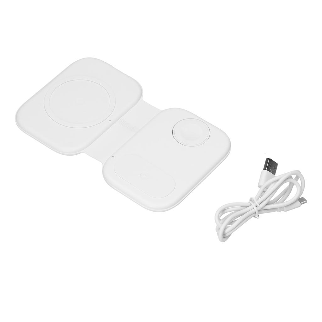 Magnetic Foldable 3 In 1 Wireless Charger Phone Charging Pad Folding 15W Fast Charge for IPhone12
