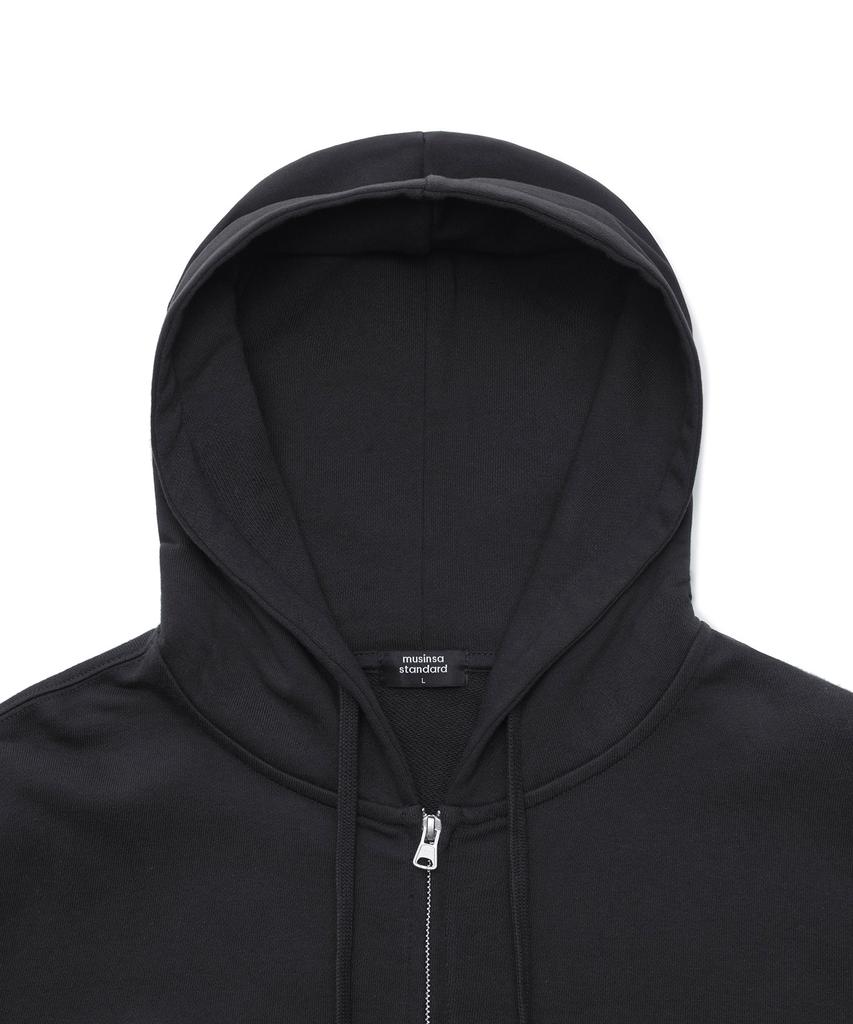 Musinsa Standard Hooded Sweat Zip-Up [Dark Gray]