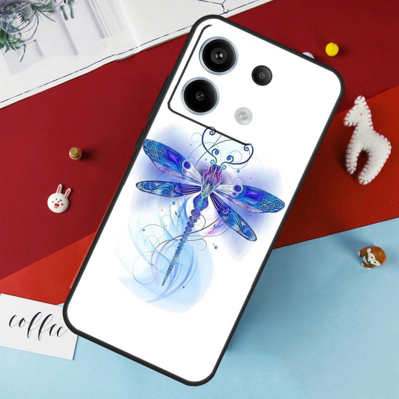 Dragonfly Case For Xiaomi Redmi Note 13 Pro 14 12 11 10 15 Pro Plus Redmi 10C 12C 13C 14C 15C 15 Cover