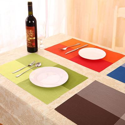 Dining Table Interior Woven Pattern Design Table Mat