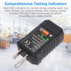 Outlet Tester, Portable Electrical Socket Tester   110V 120V AC Receptacle Analyzer with GFCI RCD Test, Live Neutral