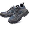 Men's Anti-Puncture Breathable Safety Protective Shoes Steel Toe Wear-resistant Work Boots Men's Protective Hiking Boots Plus Size 36-48