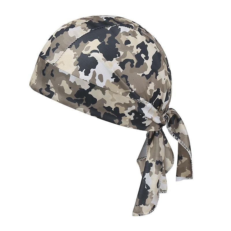 Mountain Bike Pirate Bandana: Sun Protection & Sweat Absorption Hat for Cycling