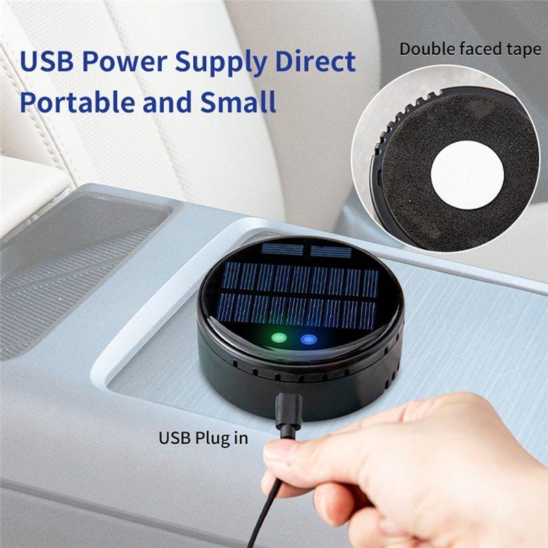 BT-Car Air Purifier Removes Odors, Formaldehyde, And Dust, With USB Plug In For Convenient Use And No Consumables Required