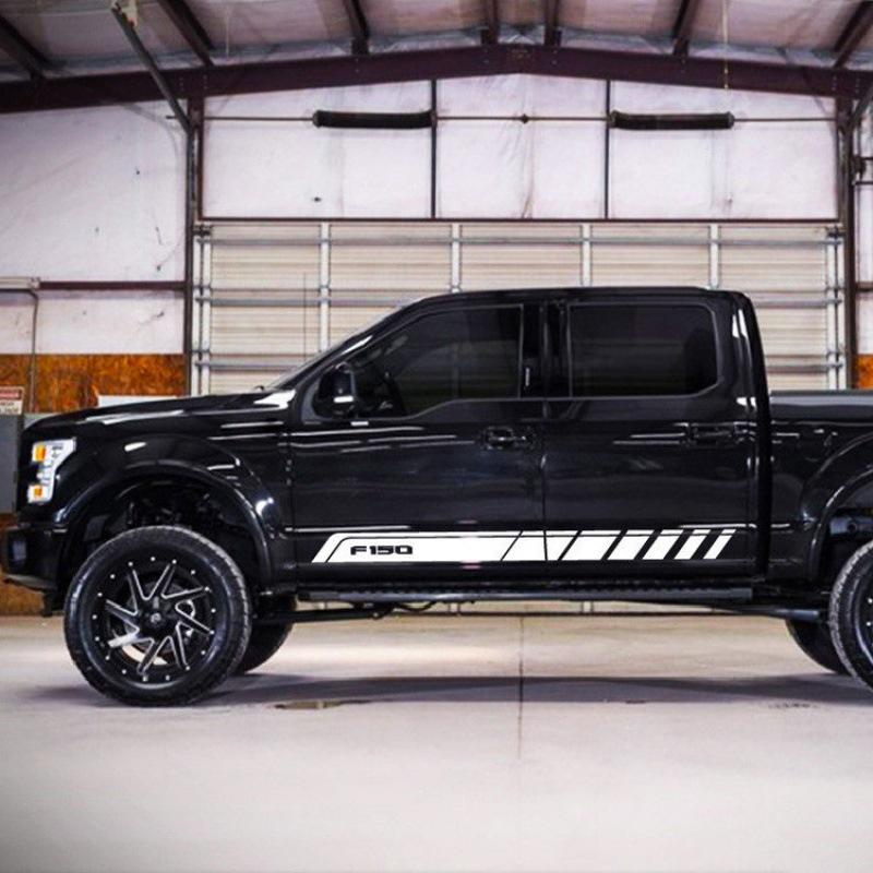F150 Body Waistline Decals: Scratch Cover & Personality Car Door Stickers