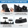 Magnetic Forklift Rearview Mirror 2 Pack, Forklift Universal Side Mirror, Suitable for Most Forklift Types, 360 Degrees Adjustable Wide Angle,