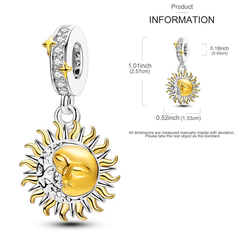 Gold Serie Charms Perlen Kupfer Leopard Original Anhänger Passend Armband Herstellung Frau Schmuck