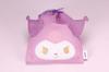 Skater Mesh Drawstring Pouch, Fully Washable, Breathable, Sanrio Kuromi ZKM1-A