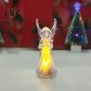 Desktop Ambient Lighting Guardian Angel Night Light, Small Prayer Reading Playing Music Peaceful Home Accents Figurine with LED Light for Desk, Table,