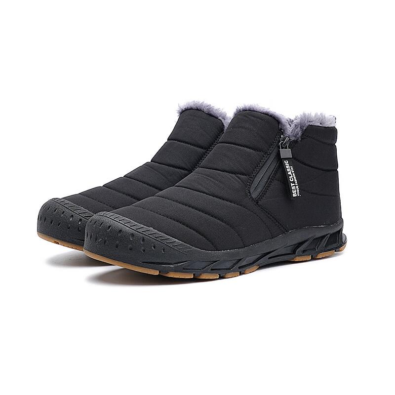 HUIZUMEI Men s Winter Warm Snow Boots 36