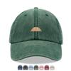 Washed Cotton Croissant Printing Baseball Cap Visor Adjustable Baseball Hats Faded Leisure Sunscreen Hats