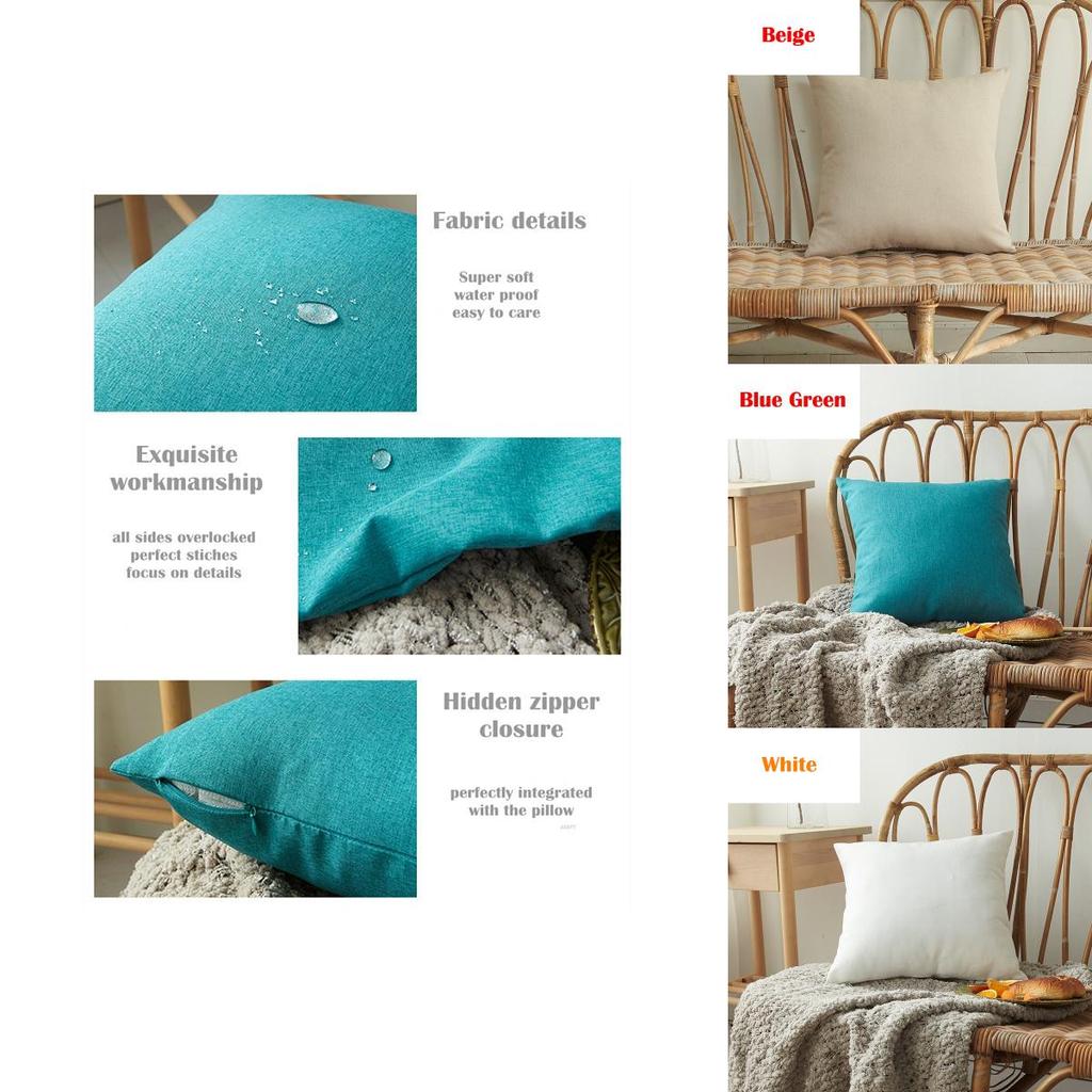 Premium Waterproof And Mildew-proof Garden Cushion Covers For All-weather Protection