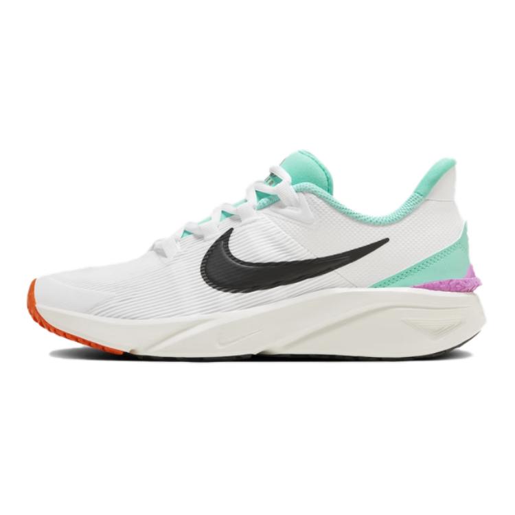 

Nike Кроссовки детские Star Runner 4 GS White Teal Total Orange Black Sail HQ1187-101 35.5
