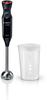 Mixeur Plongeant - BOSCH - MS6CB6110 ErgoMixx - 1000 W - 12 Vitesses + Turbo - Bol Mixeur - Noir