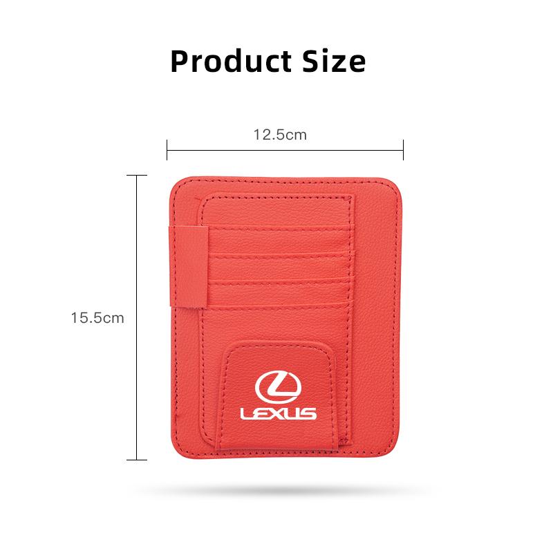 EAV3 2026 Hot Interior Stickers Car Sunshade Card Package Holder Sunglasses Ticket Card Clip For Lexus F SPORT ES RX NX LS UX LM LX G