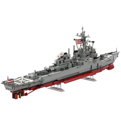 MY OWN CREATION DDG 51 Arleigh Burke High Quality Durable Design Safe for Children Flight I Version Construction Brick