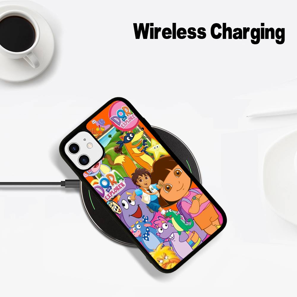 Adventure TV D-Dora The E-Explorer Phone Magesafe Magnetic Wireless Charge Case For IPhone 16 11 12 13 14 15 Pro Max Plus Mini