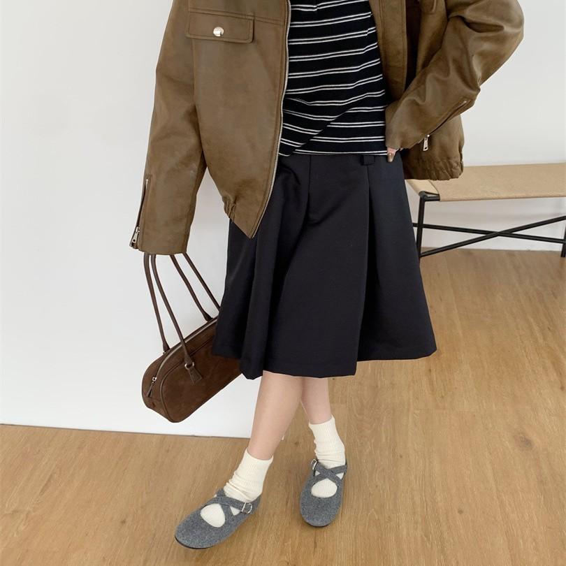 Retro Mary Jane women's shoes spring and summer 2025 new French elegance with skirt round head soft sole evening shoes