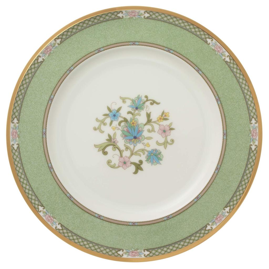 Noritake Mug & Plate (Color-Changing Pair Set) Mug: 285cc, Plate: 22cm, Yoshino: 2 Mugs, 2 Plates, Green and Pink Bone China, M1009/9983-57