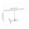Jewelry Display Stand with Perforated Bar Sleek Crossbar Earring Elegant