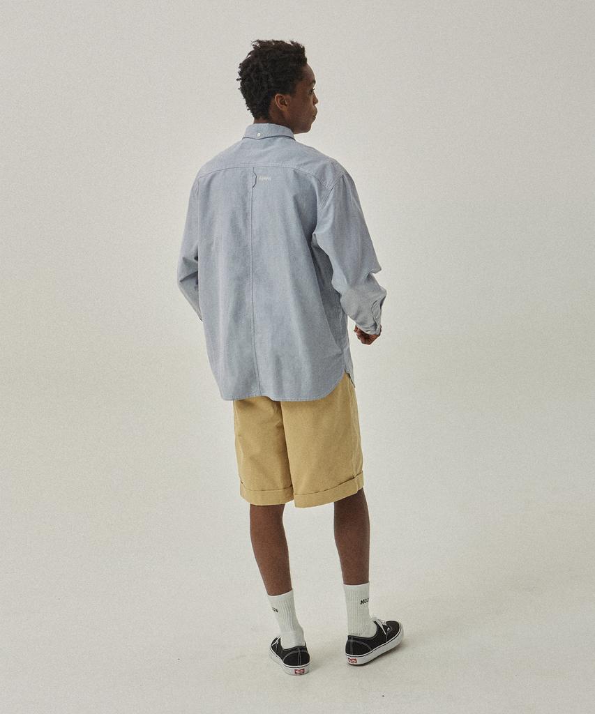 MAGOODGAN Labor 2112 Oversized Sky Blue Oxford Shirt
