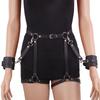 Bondage Garter Belt Leg Harness Thigh Buttocks Handcuff Sexy Lingerie Fetish Exotic Dance Wear Punk Adult Sex Game Toys