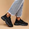 Women's Simple Plain Lace-Up Low Top Sneakers, Casual Comfortable Breathable Lightweight Sports Running Shoes, Women Shoes