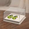 1/64 Scale Two Car Model Display Case Clear Acrylic Cover Portable Versatile Space Saving