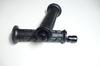 SUPERGRIP SG251 Custom Motorcycle Grip, End: Through, Black, Total Length 5.1 Inches (130 Mm), Bar End Cap Included