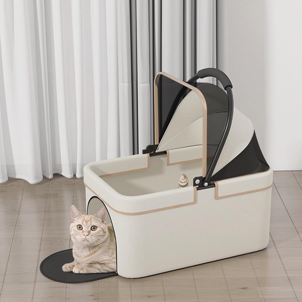 JZOOOZ Separated Pet Cart for Dogs Light with 4 Swivel Front and Rear Wheel Easy to and Suitable for Multiple Perfect for Walking and Nursing (Size