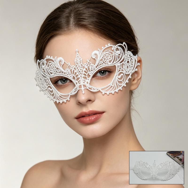 Women's Lace Eye Mask for Halloween Masquerade Party