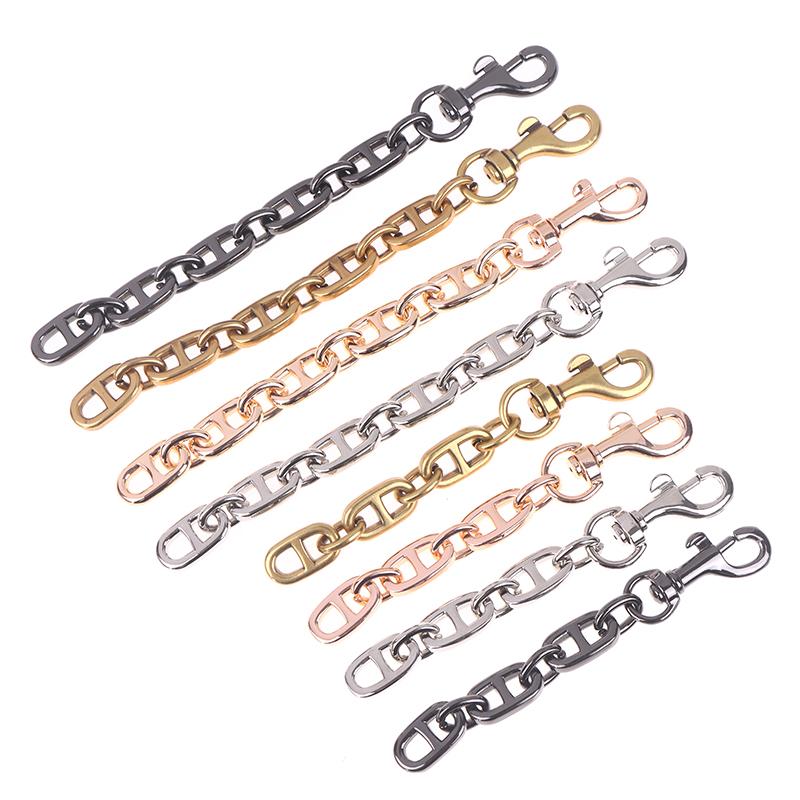 Cadena de Extensión para Bolso de Aleación Cadena Metálica con Gancho Redondo Transformación de Bolso de Axila Hombro Bolsos Cruzados Cadena de Extensión