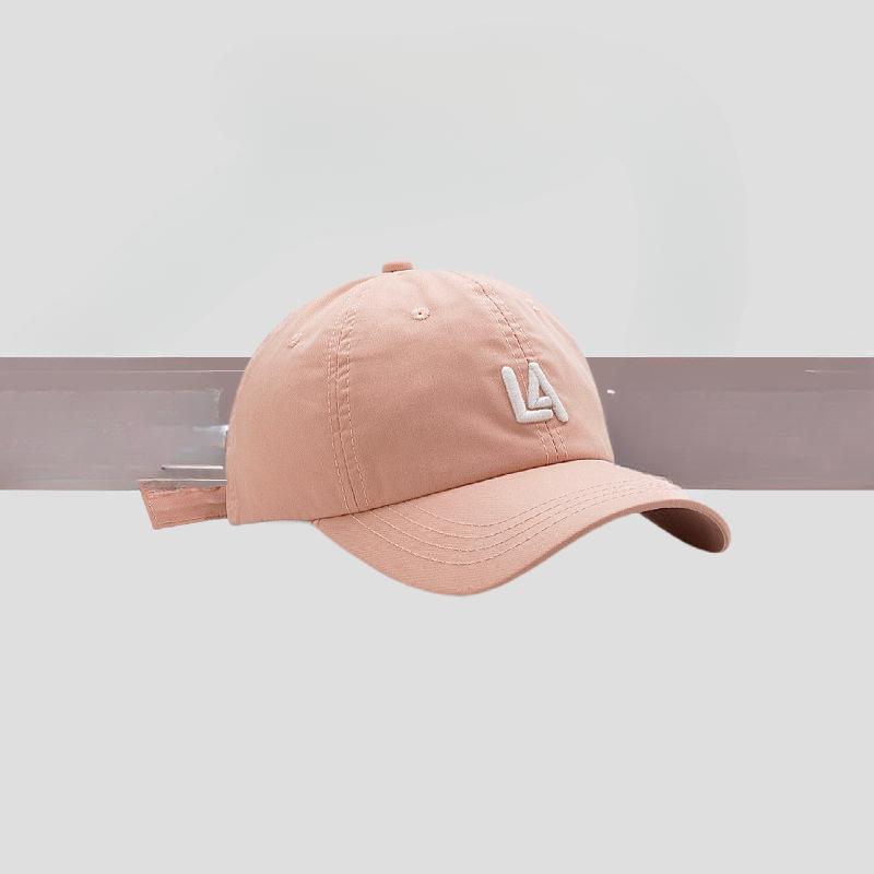 Baseball Hat Women's Versatile Embroidered Trendy Baseball Cap Men's Face Showing Small Simple Sun Hat