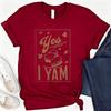 Shes My Sweet Potato I Yam Cotton TShirt Couples Holiday Matching Shirts for Husband and Wife Casual Short Sleeve Casual Tops