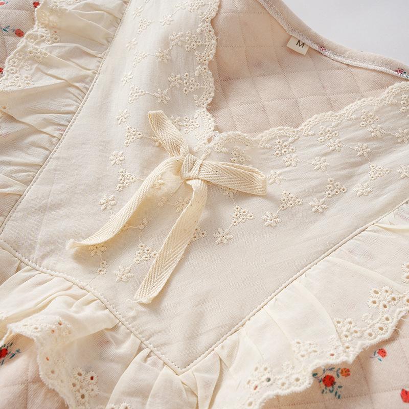 Pajamas women's autumn and winter pure cotton air cotton three-layer padded cotton thickened thermal cover  loose large size loungewear cover