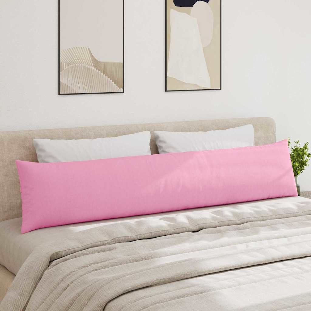 Sofa Cushions 2 Pcs Pink 200 X 40 Cm Fabric