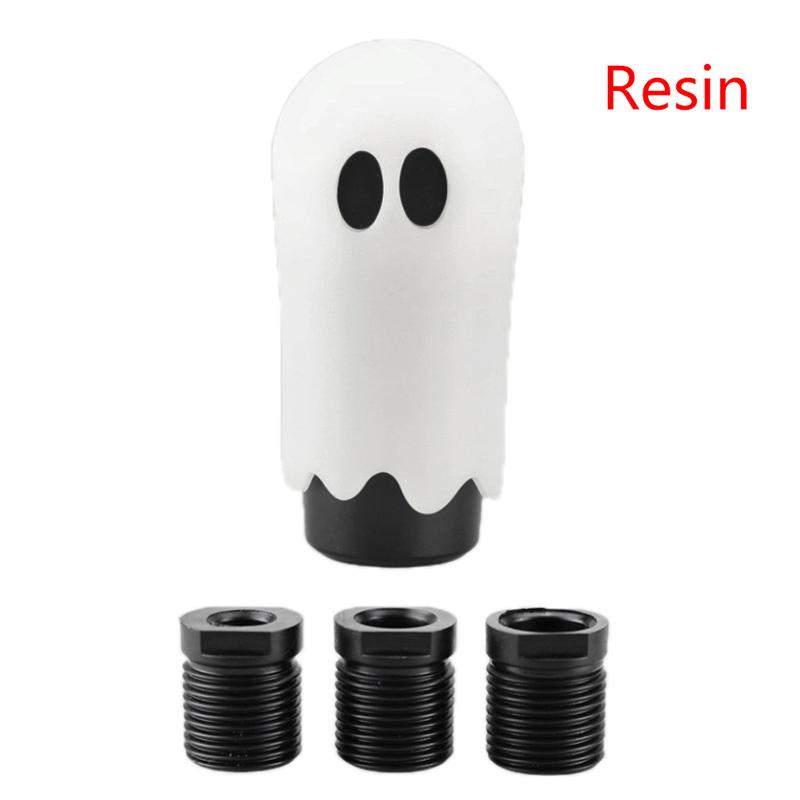 

Gear Shift Knob Ghost Halloween Themed Gear Stick Knob M8 M10 M12 Thread With Adapter For Car Manual Transmission 8 Colors