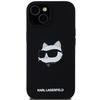 Karl Lagerfeld Klhmp15Sschpplk Iphone 15 / 14 / 13 6.1 Czarny/Black Hardcase Silicone Choupette Head Magsafe