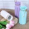 Simple Plastic Imitation Ceramic Vase Home Decoration Vase Decoration Crafts Hemp Rope Tied Solid Color Flower Arrangement Vase