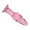 Glas Anal Plugs Rosa Sex Spielzeug Für Mädchen Anal Masturbator Lesben Erwachsene Produkte Anal Spielzeug 130/160g Gewinde